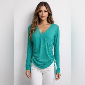 Athleta Sea Foam Green Wick-It Adjustable Side Tie Swim Cover Up Size Small